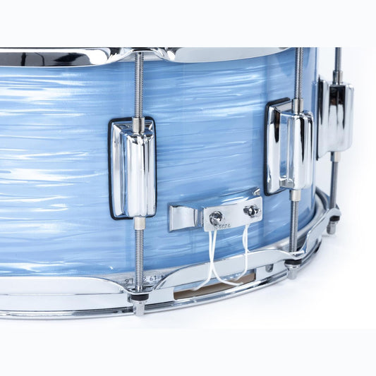 Rogers Dayton Snare Drum 14x6.5 Sky Blue Ripple Pearl - Drum Center Of Portsmouth