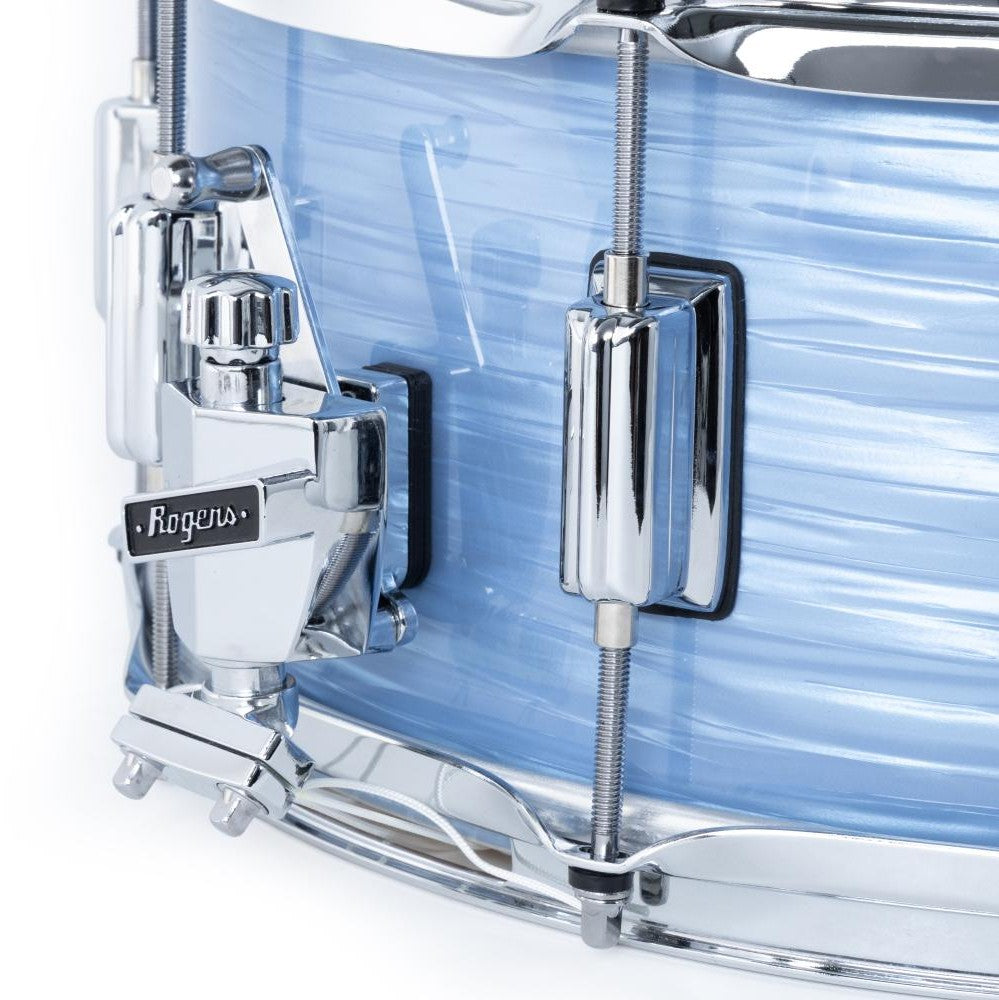 Rogers Dayton Snare Drum 14x6.5 Sky Blue Ripple Pearl - Drum Center Of Portsmouth
