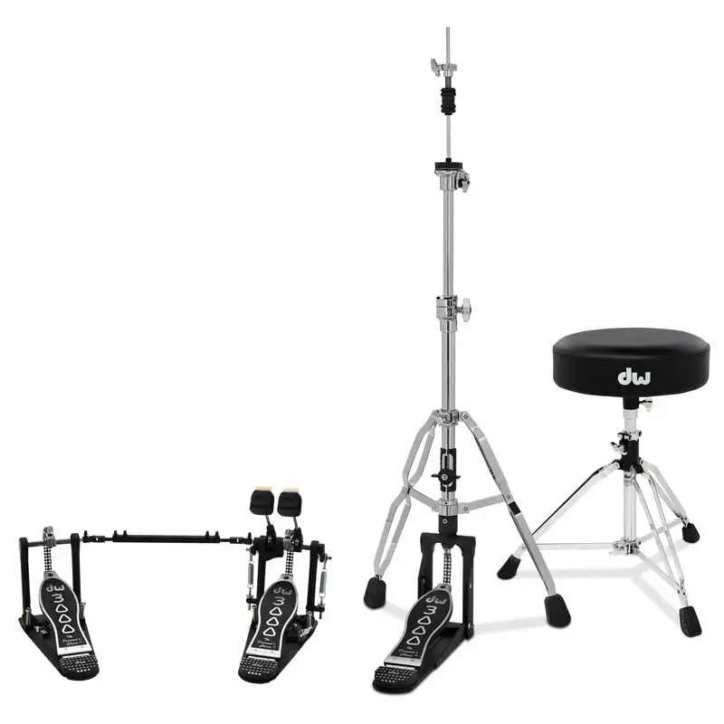 DW 3000 3pc Hardware Pack w/Double Pedal