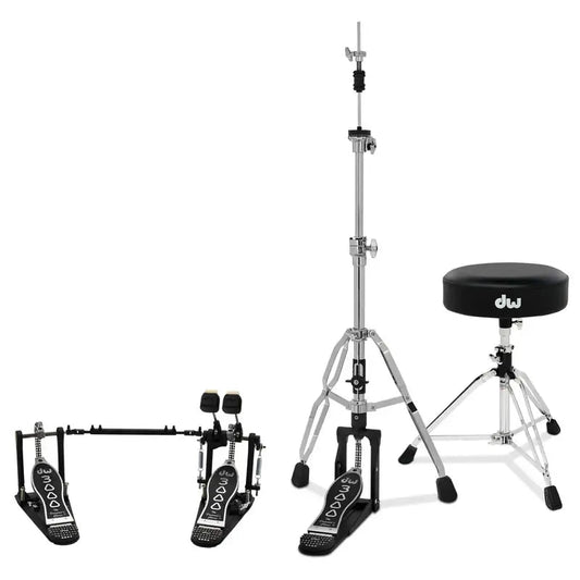 DW 3000 3pc Hardware Pack w/Double Pedal
