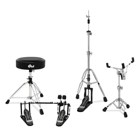 DW 3000 4pc Hardware Pack w/Double Pedal