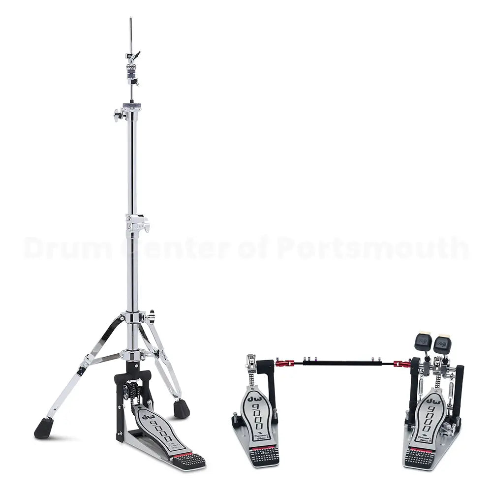 DW 9000X Hi Hat Stand & Double Bass Drum Pedal - Drum Center Of Portsmouth