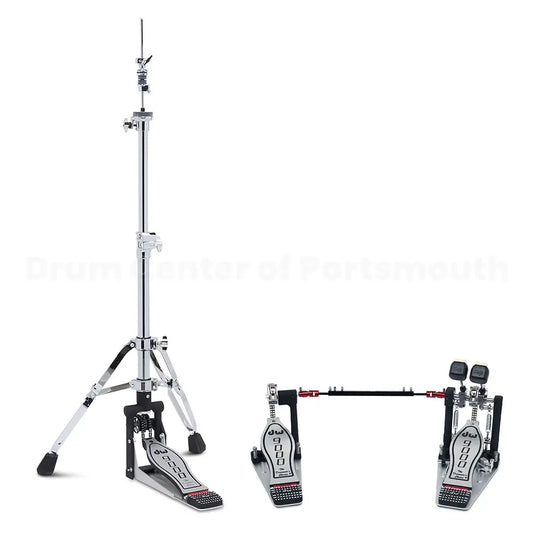 DW 9000X Hi Hat Stand & Double Bass Drum Pedal - Drum Center Of Portsmouth