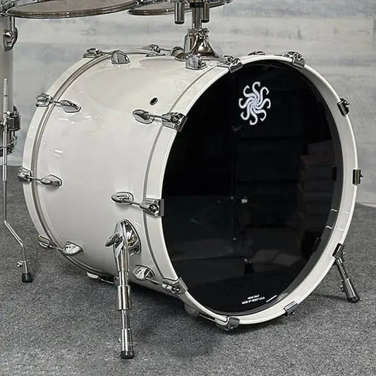 Sakae Evolved Maple Bass Drum 22x18 Pearl White - Drum Center Of Portsmouth