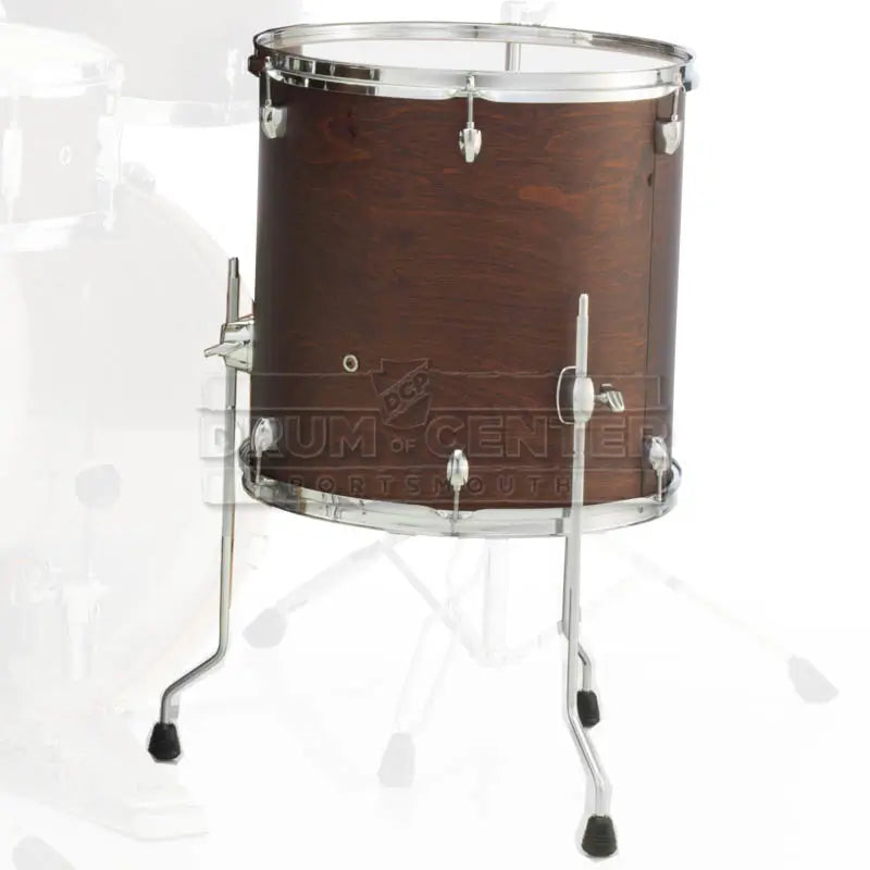 Pearl Export Lacquer Floor Tom 14x14 Satin Brown - Drum Center Of Portsmouth
