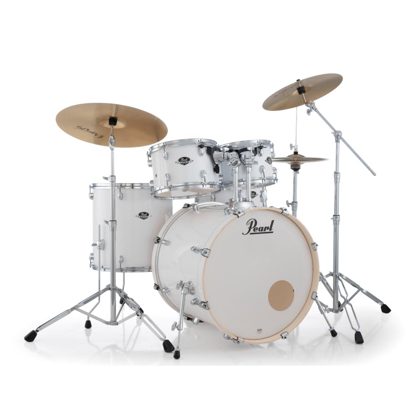 Pearl Export 5pc Drum Set 22/12/13/16/14 Pure White w/Hardware - Drum Center Of Portsmouth