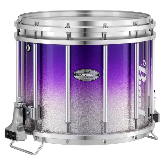 Pearl Marching Percussion: Ffx 14X12 Marching Sd Maple w/O Carrier #977 Purple Silver Fade (Top) - Drum Center Of Portsmouth