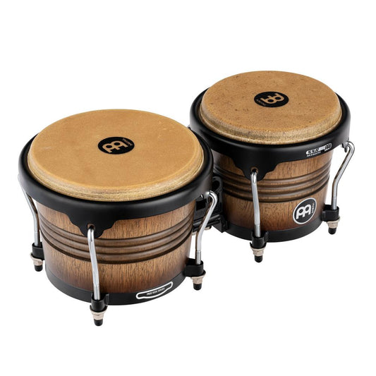 Meinl Free Ride Series Wood Bongos 6 3/4 & 8 Antique Tobacco Burst - Drum Center Of Portsmouth