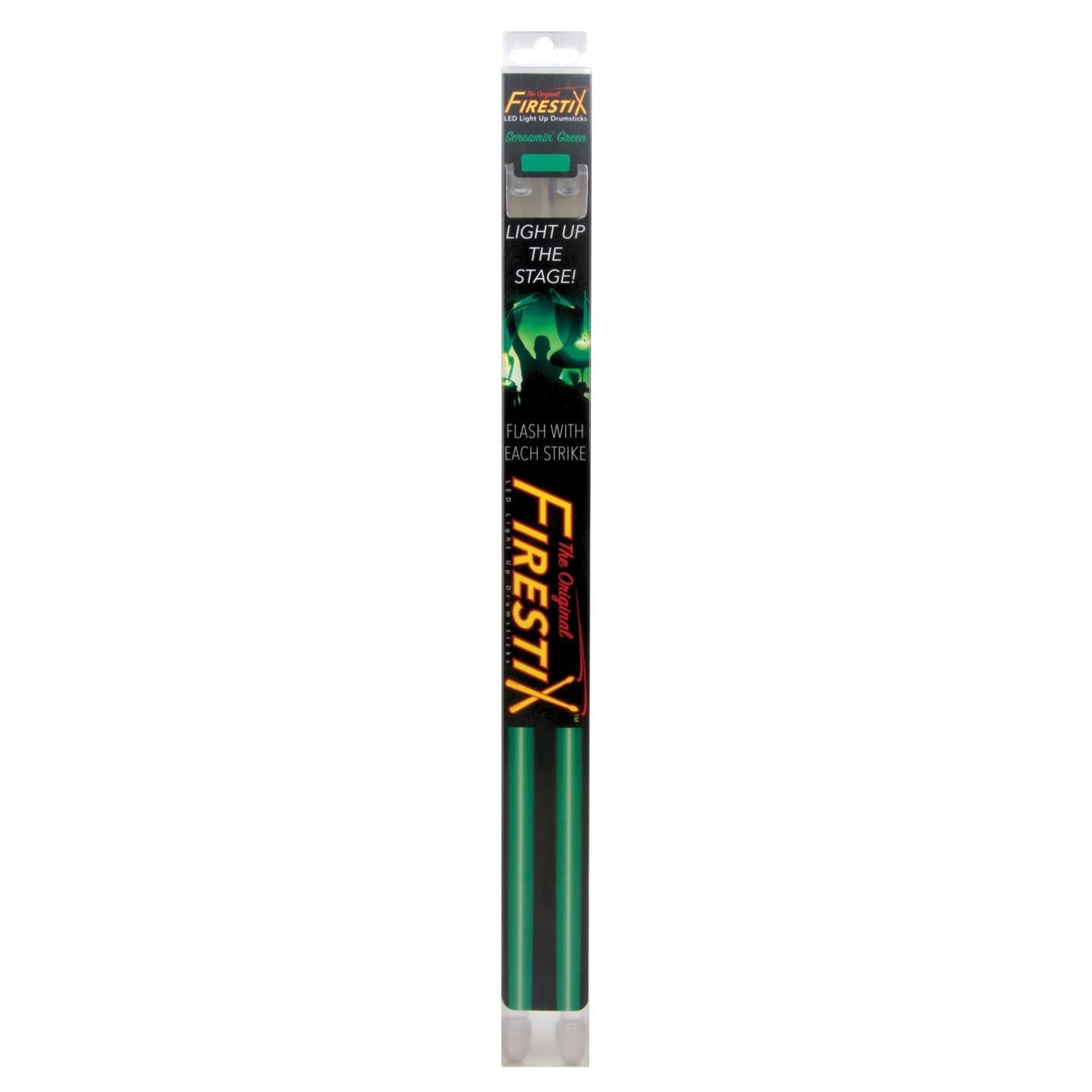 Firestix FX12GR Light-Up Drum Sticks Green - Drum Center Of Portsmouth