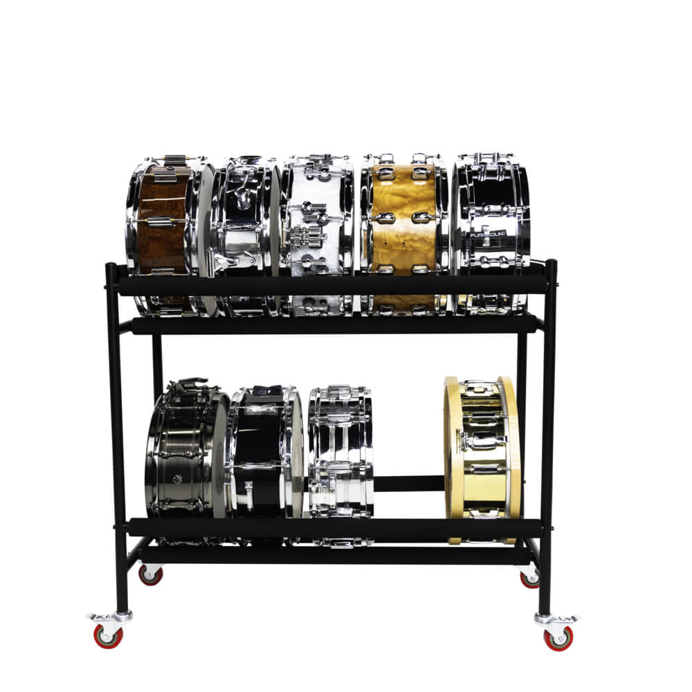 Gator Snare Rack, 2-Tier w/Locking Casters - Drum Center Of Portsmouth