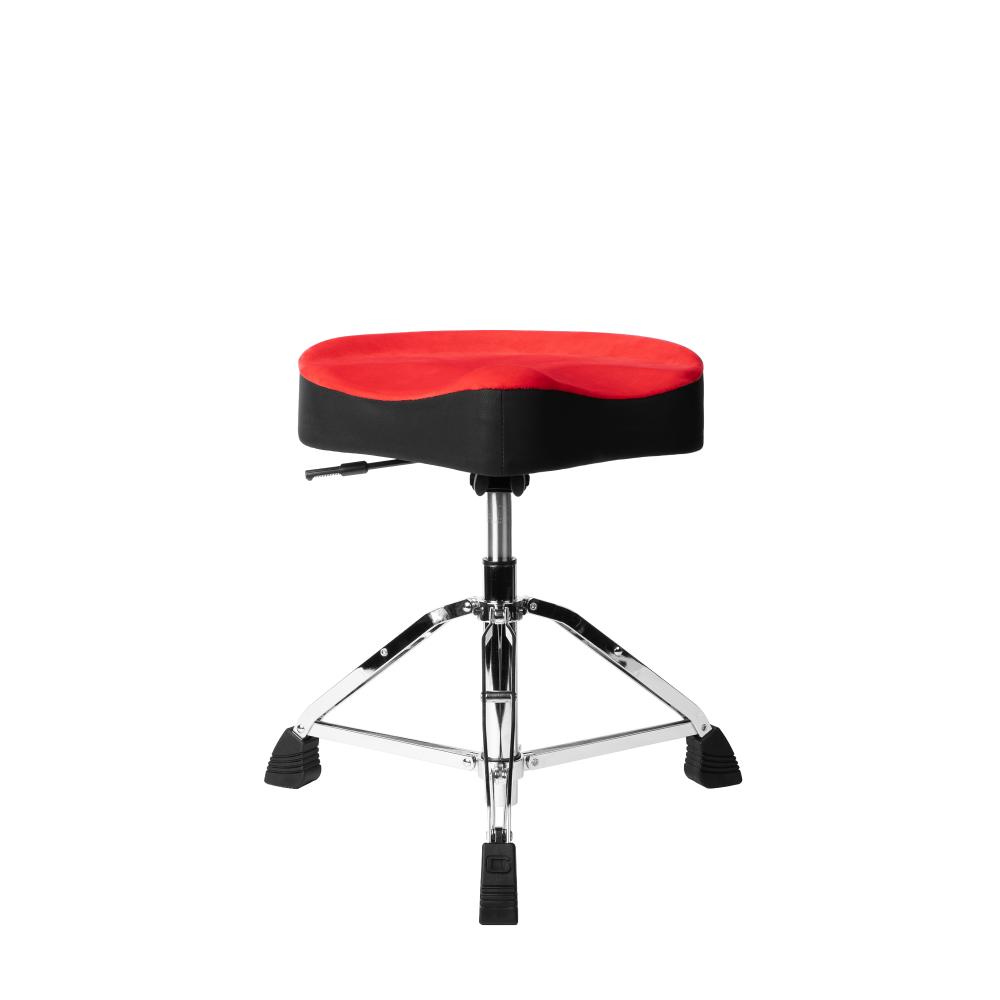 Gator Air Glide Drum Throne Saddle Seat, Red - Drum Center Of Portsmouth