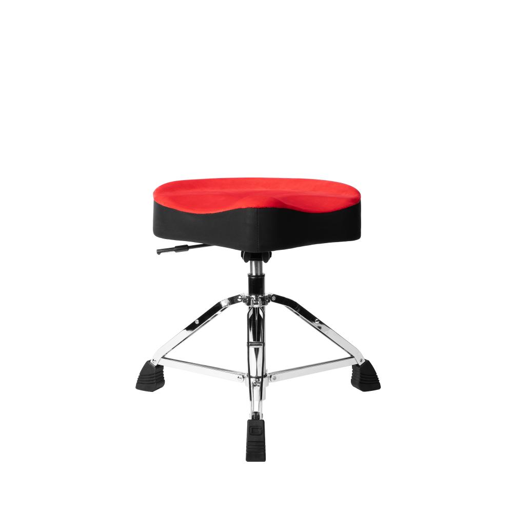 Gator Air Glide Drum Throne Saddle Seat, Red - Drum Center Of Portsmouth