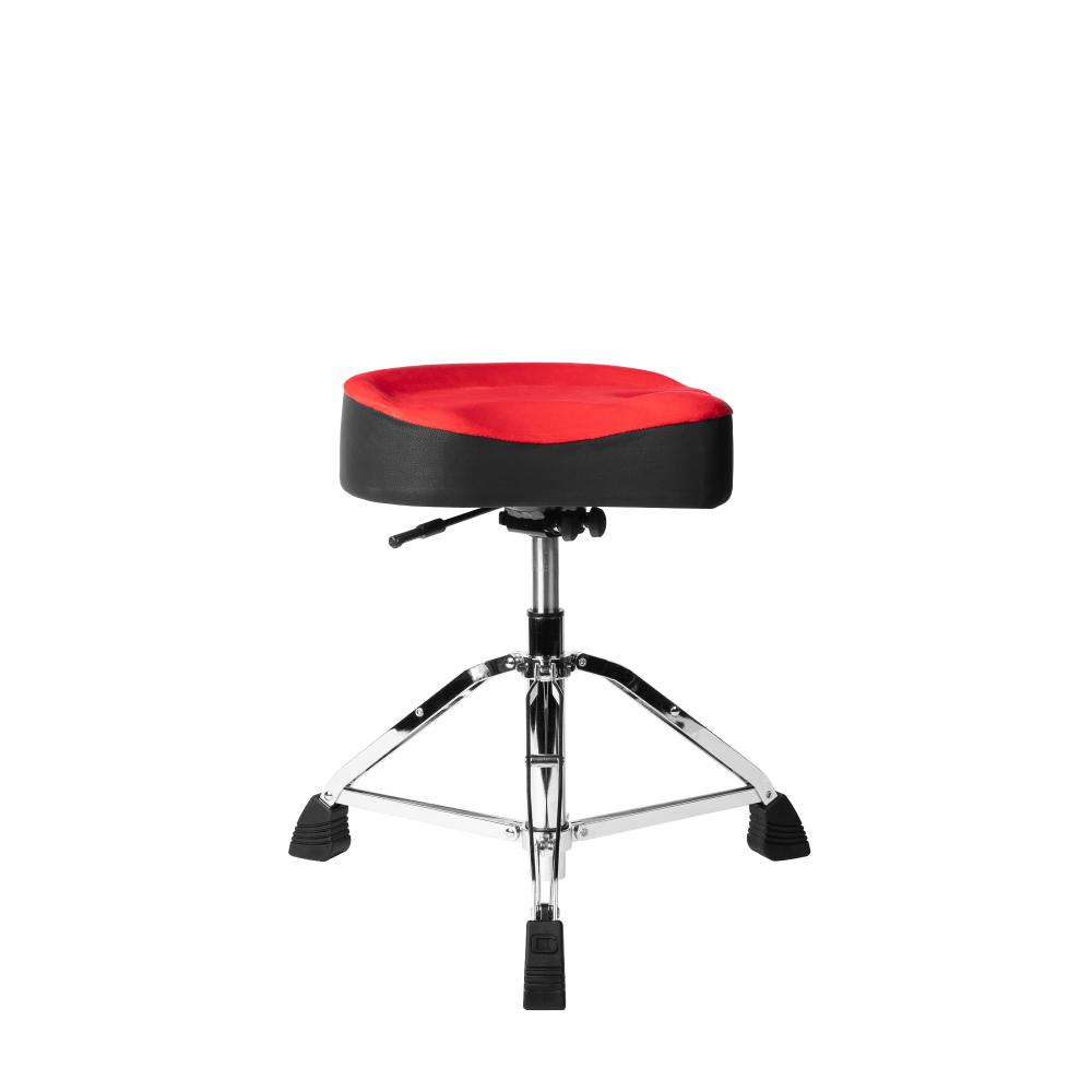 Gator Air Glide Drum Throne Saddle Seat, Red - Drum Center Of Portsmouth