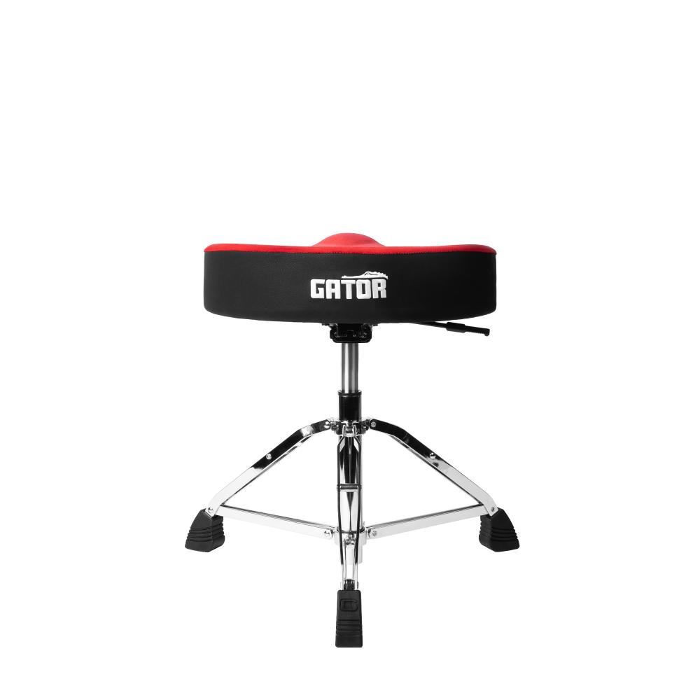 Gator Air Glide Drum Throne Saddle Seat, Red - Drum Center Of Portsmouth