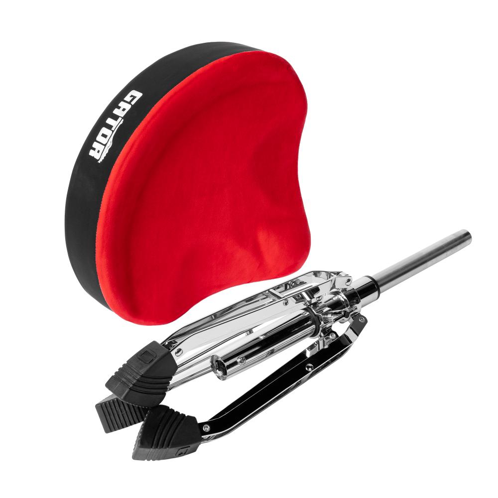 Gator Air Glide Drum Throne Saddle Seat, Red - Drum Center Of Portsmouth