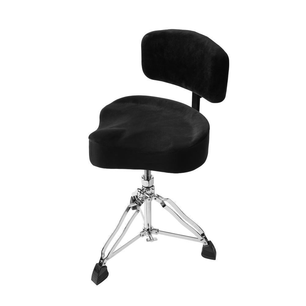 Gator Spindle Drum Throne Saddle Seat, Black - Drum Center Of Portsmouth
