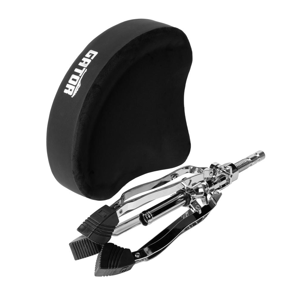 Gator Spindle Drum Throne Saddle Seat, Black - Drum Center Of Portsmouth