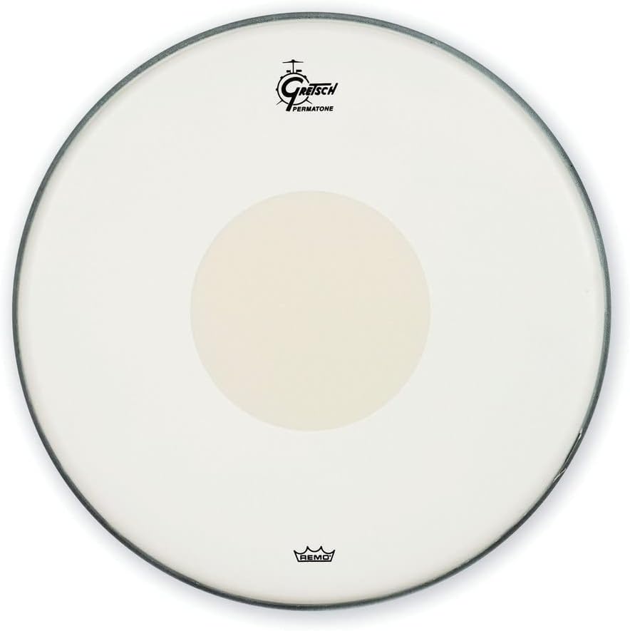 Gretsch Permatone Coated Drum Head 14" w/Bottom White Dot