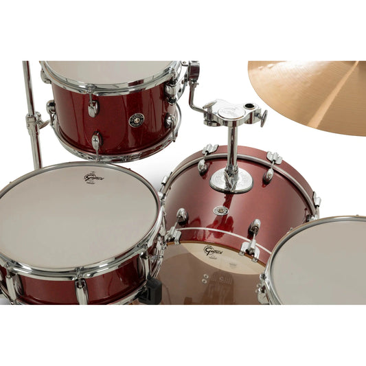 Gretsch Catalina Club CC2 4pc Drum Set 18/12/14/14 Dark Cherry Sparkle - Drum Center Of Portsmouth
