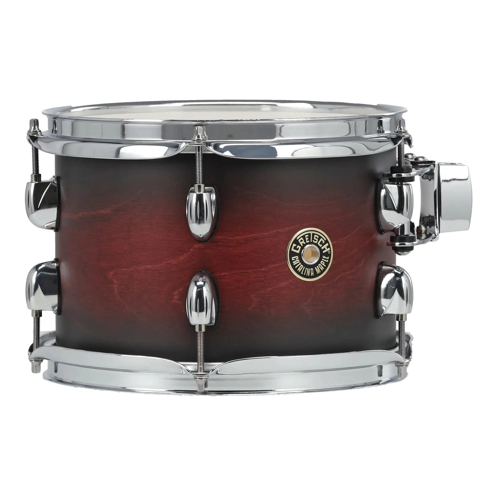 Gretsch Catalina Maple CM2 Mounted Tom 10x7 Satin Deep Cherry Burst