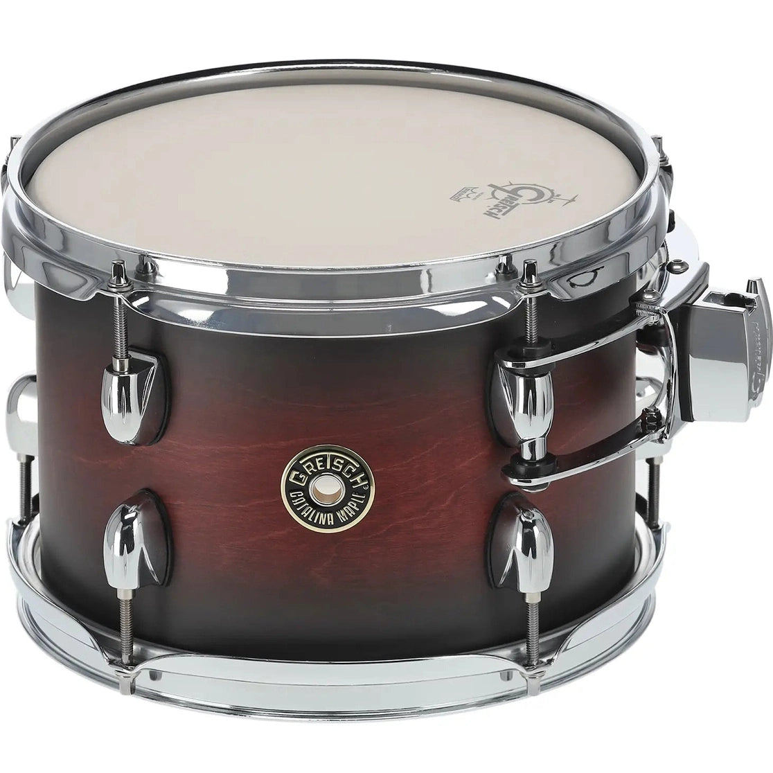 Gretsch Catalina Maple CM2 Mounted Tom 10x7 Satin Deep Cherry Burst