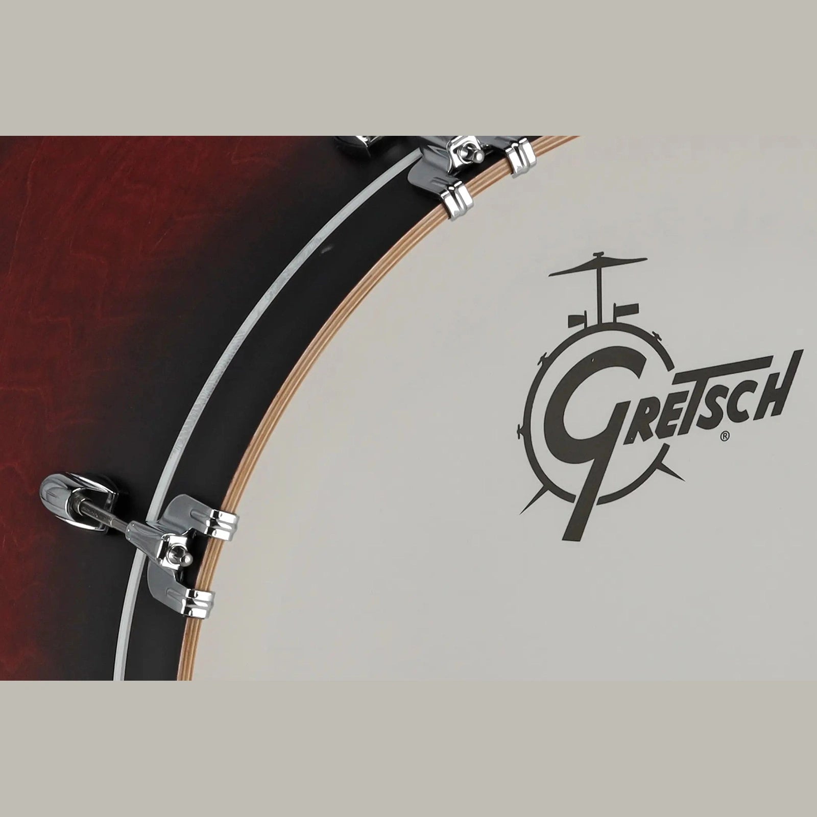 Gretsch Catalina Maple CM2 Bass Drum 20x16 Satin Deep Cherry Burst