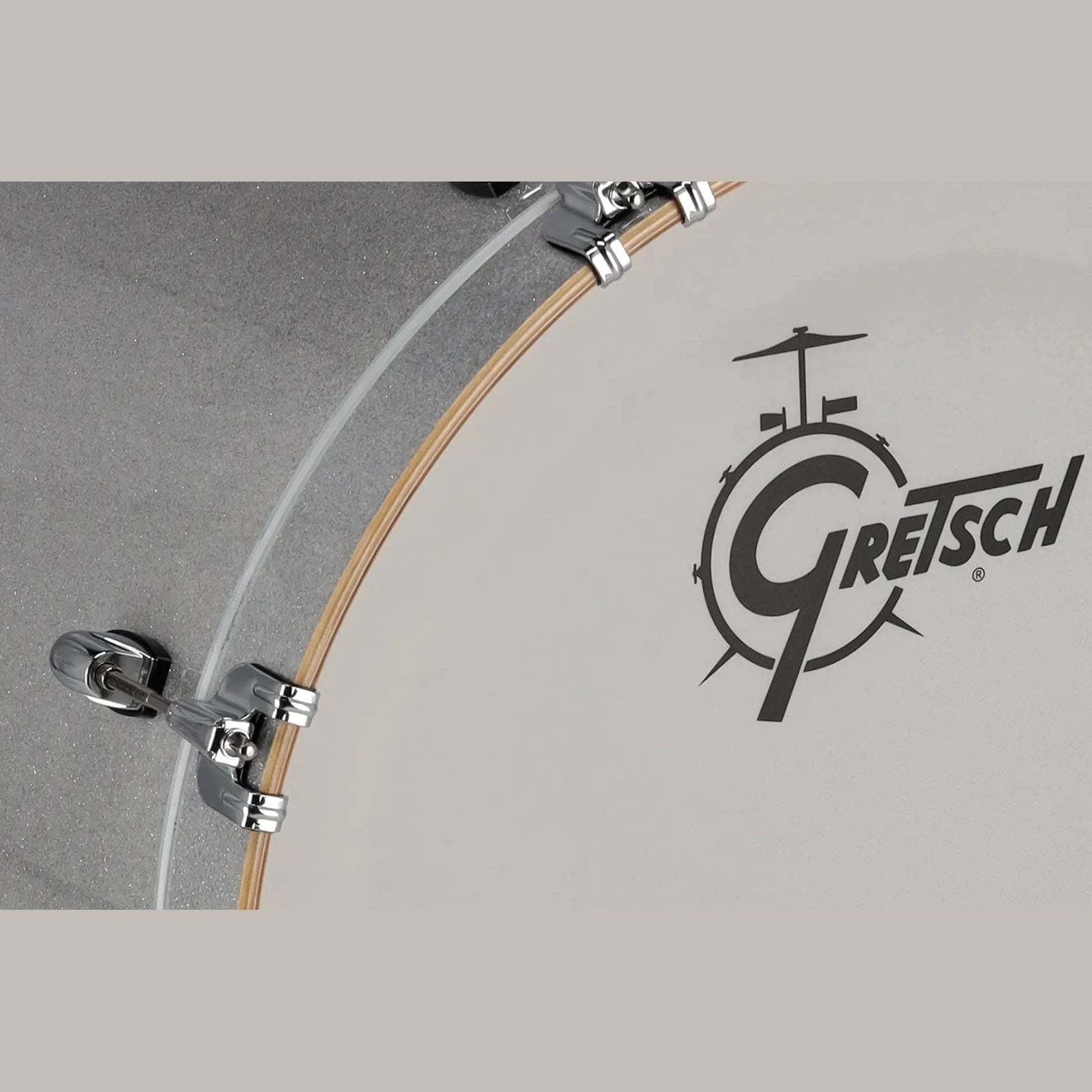 Gretsch Catalina Maple CM2 Bass Drum 20x16 Silver Sparkle