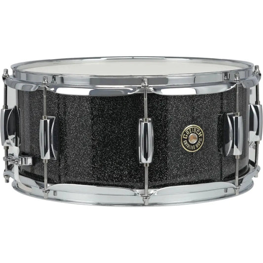 Gretsch Catalina Maple CM2 Snare Drum 14x6.5 Black Stardust