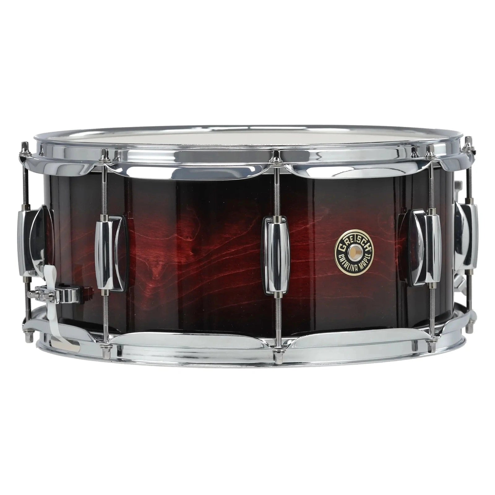 Gretsch Catalina Maple CM2 Snare Drum 14x6.5 Deep Cherry Burst