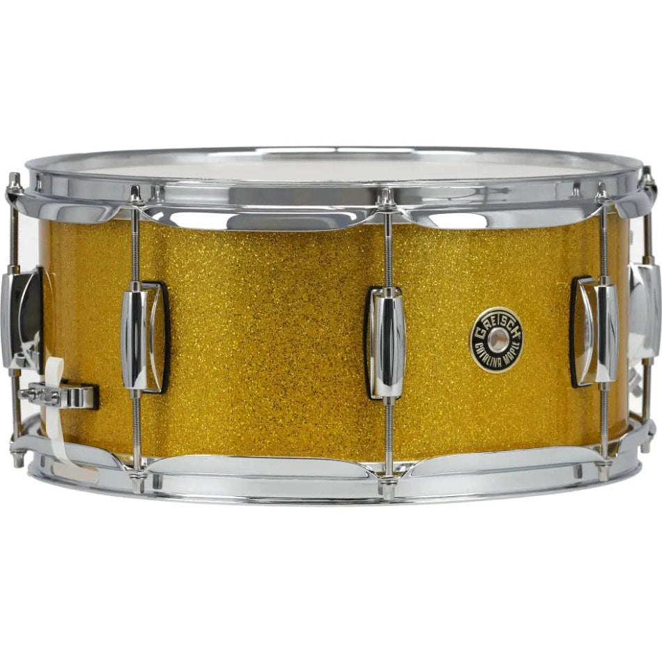 Gretsch Catalina Maple CM2 Snare Drum 14x6.5 Lemon Sparkle