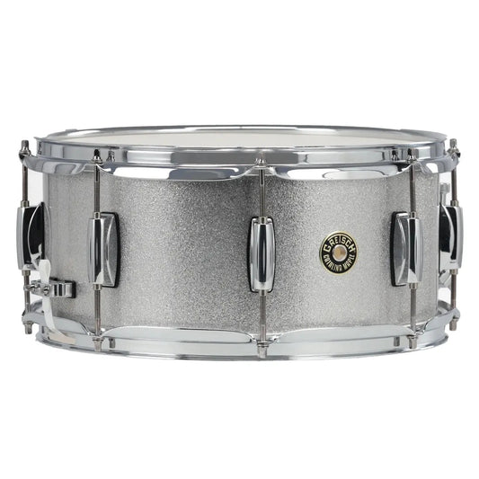 Gretsch Catalina Maple CM2 Snare Drum 14x6.5 Silver Sparkle
