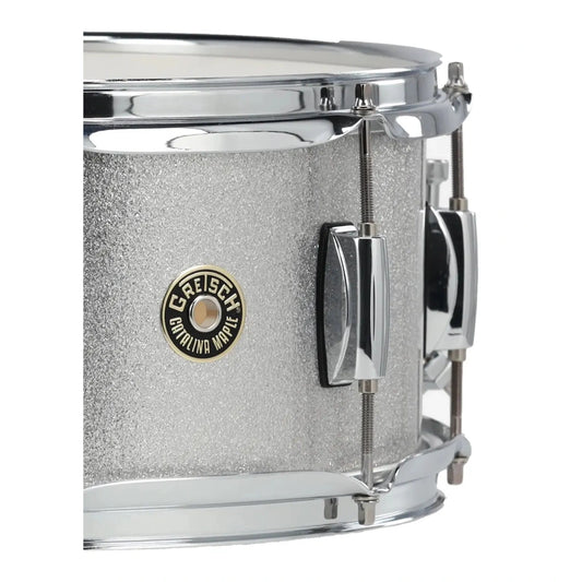 Gretsch Catalina Maple CM2 Snare Drum 14x6.5 Silver Sparkle