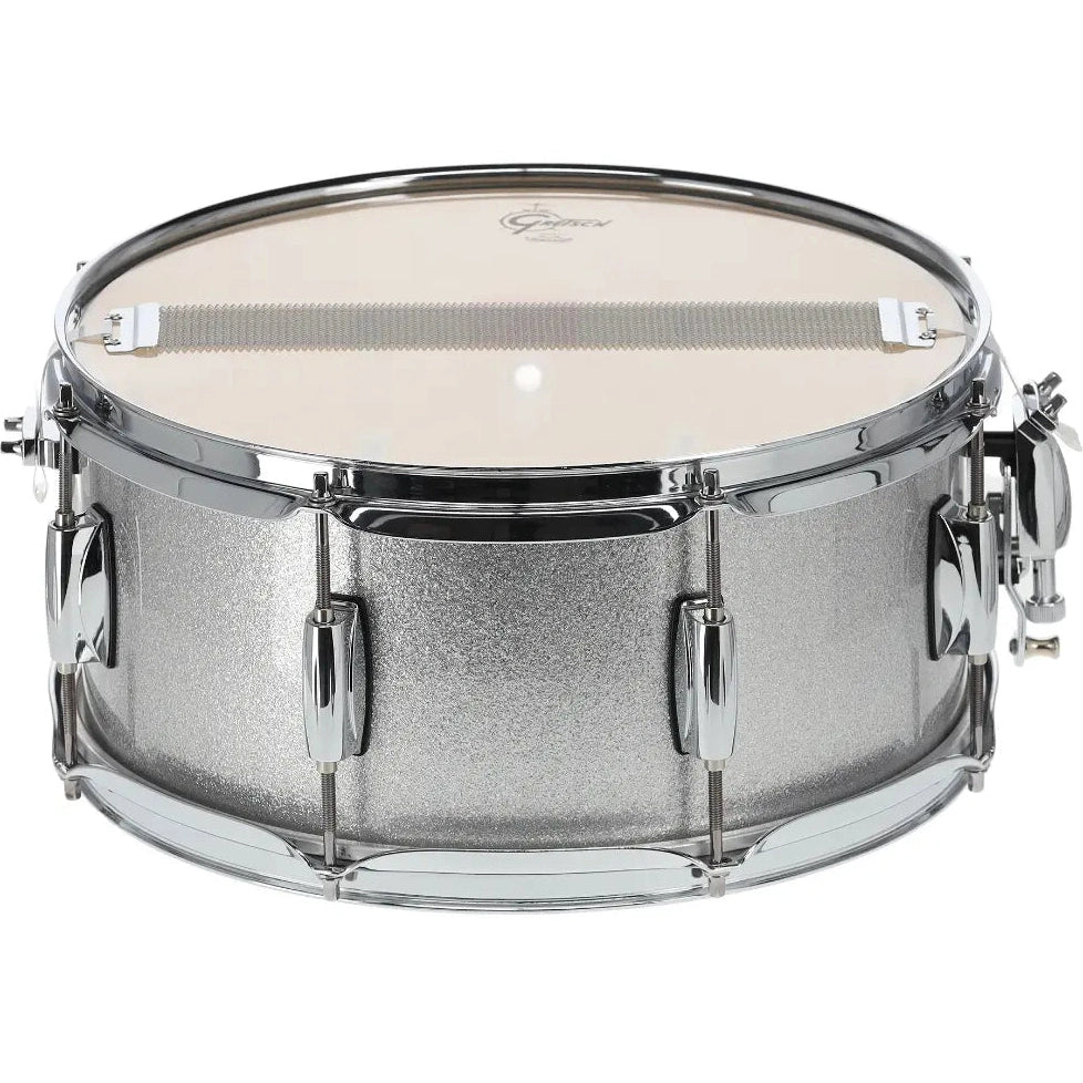 Gretsch Catalina Maple CM2 Snare Drum 14x6.5 Silver Sparkle