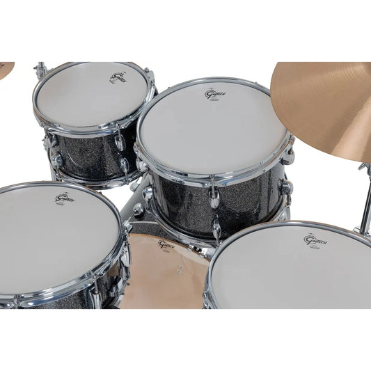 Gretsch Catalina Maple CM2 5pc Drum Set 20/10/12/14/14 Black Stardust