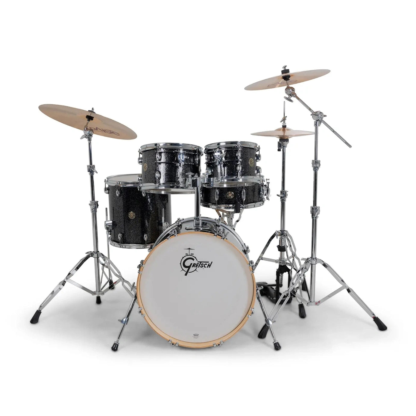 Gretsch Catalina Maple CM2 5pc Drum Set 20/10/12/14/14 Black Stardust