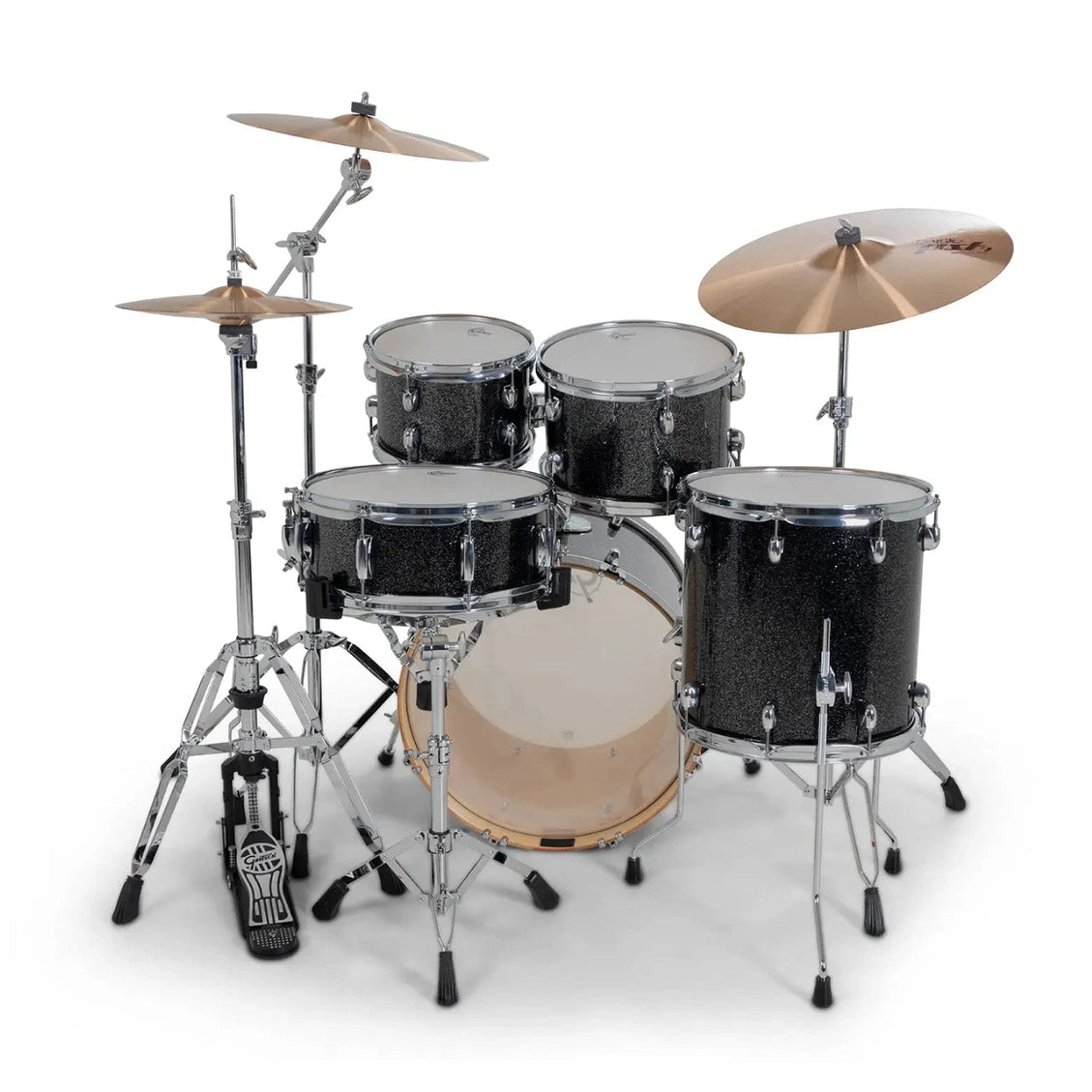Gretsch Catalina Maple CM2 5pc Drum Set 20/10/12/14/14 Black Stardust