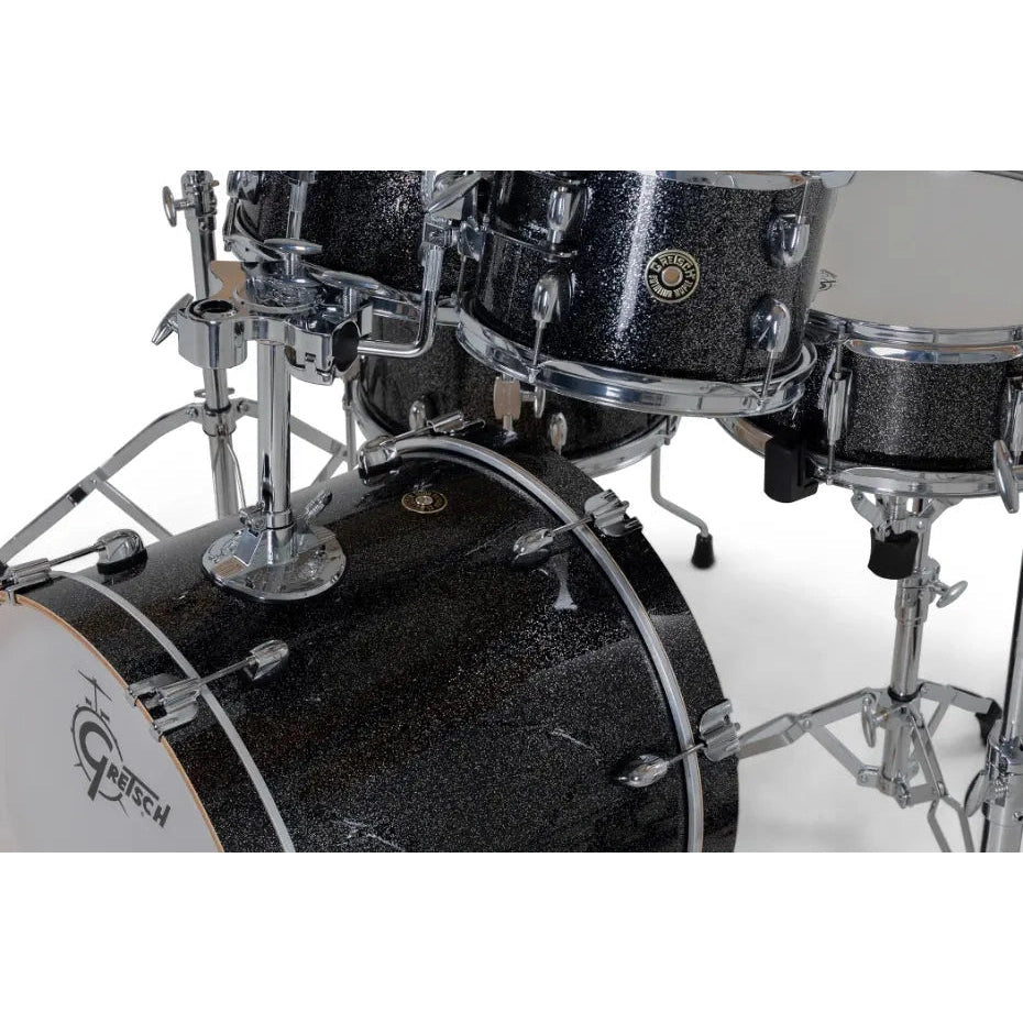 Gretsch Catalina Maple CM2 5pc Drum Set 20/10/12/14/14 Black Stardust