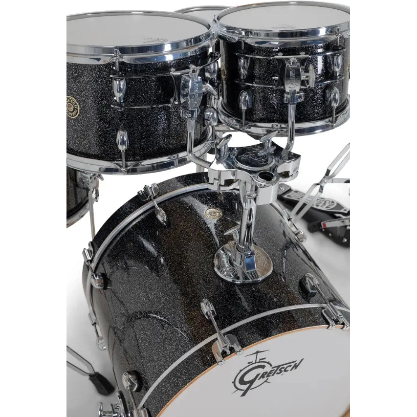 Gretsch Catalina Maple CM2 5pc Drum Set 20/10/12/14/14 Black Stardust