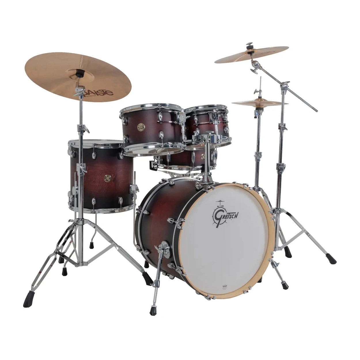 Gretsch Catalina Maple CM2 5pc Drum Set 20/10/12/14/14 Satin Deep Cherry Burst