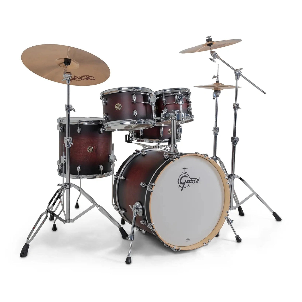 Gretsch Catalina Maple CM2 5pc Drum Set 20/10/12/14/14 Satin Deep Cherry Burst
