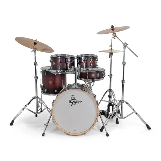 Gretsch Catalina Maple CM2 5pc Drum Set 20/10/12/14/14 Satin Deep Cherry Burst