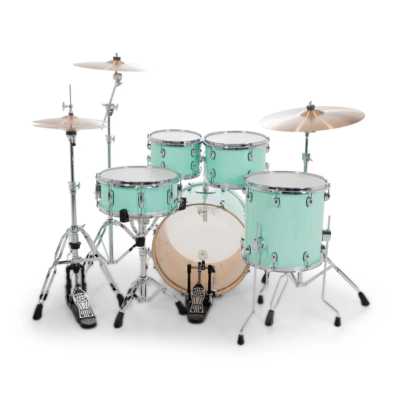 Gretsch Catalina Maple CM2 5pc Drum Set 20/10/12/14/14 Seafoam Green