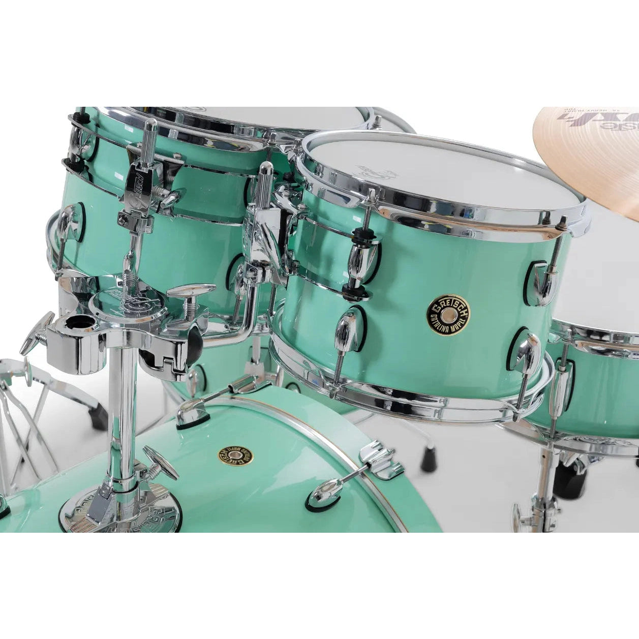 Gretsch Catalina Maple CM2 5pc Drum Set 20/10/12/14/14 Seafoam Green