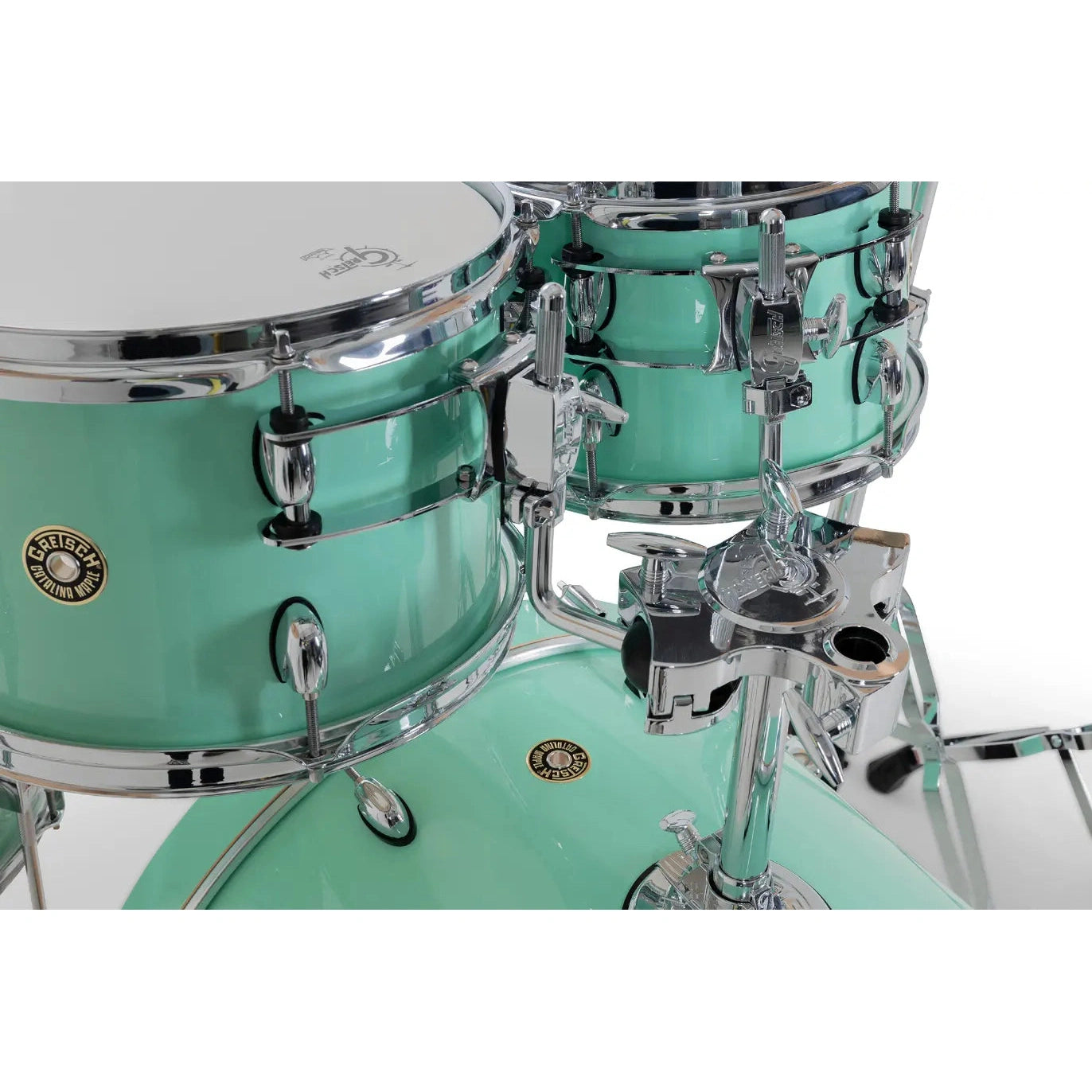 Gretsch Catalina Maple CM2 5pc Drum Set 20/10/12/14/14 Seafoam Green