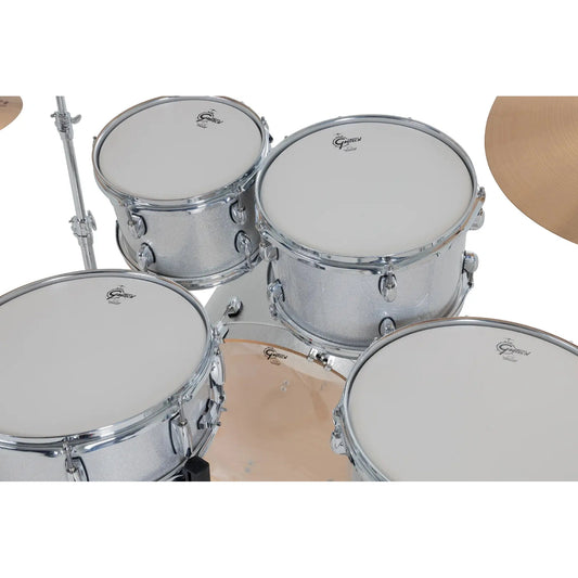 Gretsch Catalina Maple CM2 5pc Drum Set 20/10/12/14/14 Silver Sparkle