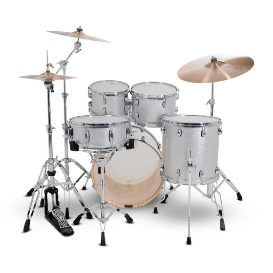 Gretsch Catalina Maple CM2 5pc Drum Set 20/10/12/14/14 Silver Sparkle