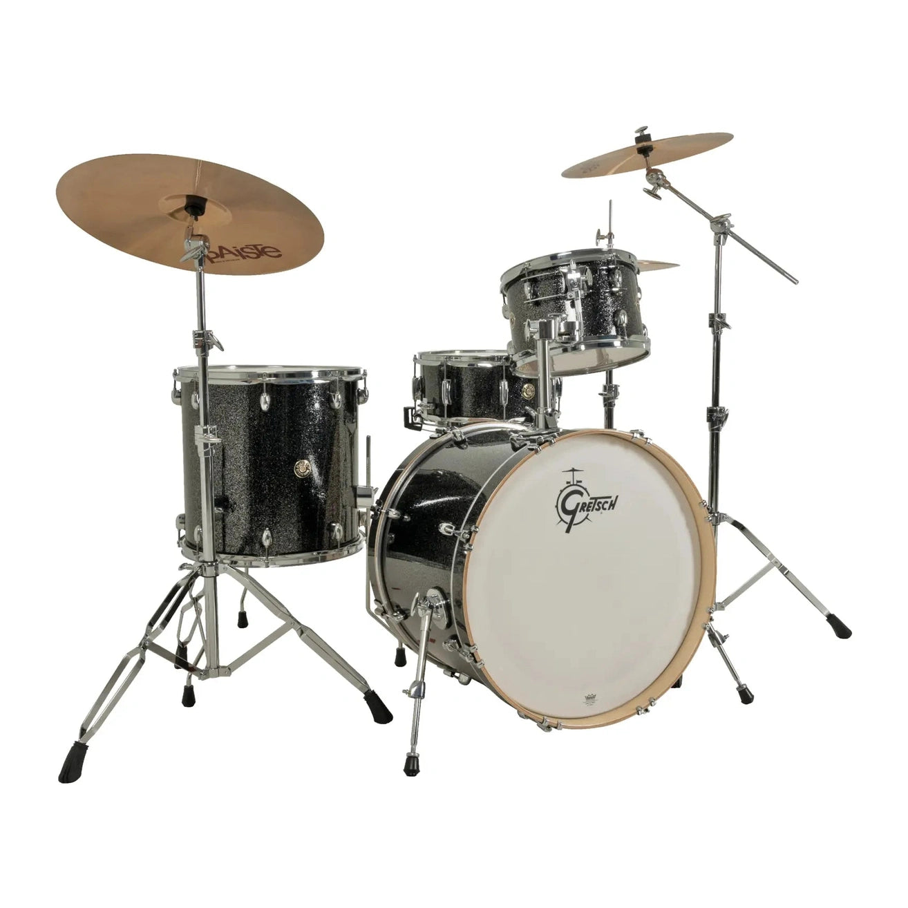 Gretsch Catalina Maple CM2 4pc Drum Set 22/12/16/14 Black Stardust