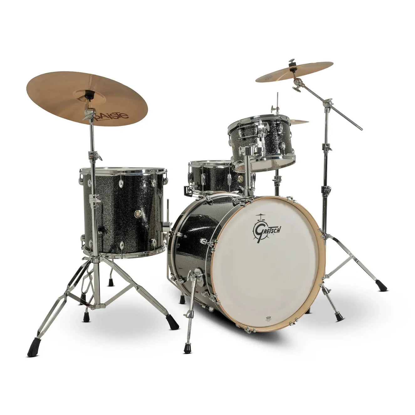 Gretsch Catalina Maple CM2 4pc Drum Set 22/12/16/14 Black Stardust