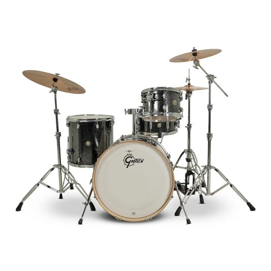 Gretsch Catalina Maple CM2 4pc Drum Set 22/12/16/14 Black Stardust