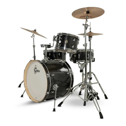 Gretsch Catalina Maple CM2 4pc Drum Set 22/12/16/14 Black Stardust